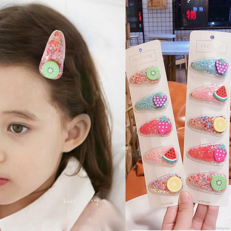 Baby Girls Hair Clips Cute Fruit Hair Pin Hair Accessories