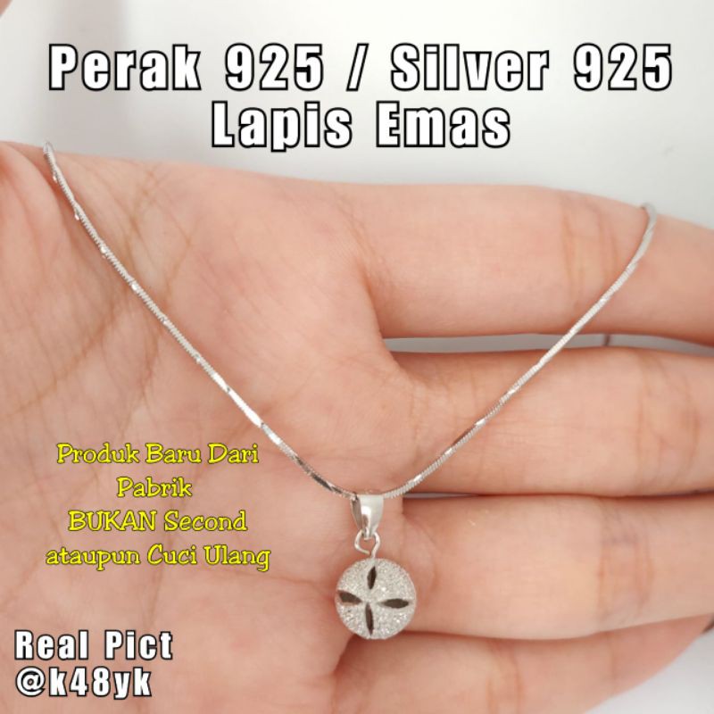 Kalung Perak 925 Kalung Silver 925 Perak 925 Asli Kalung Perak Wanita Kalung Perak Lapis Emas