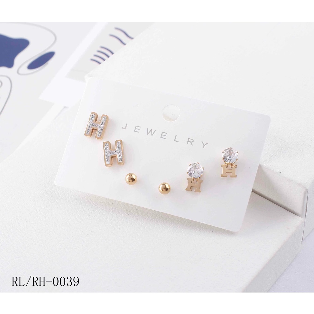 Anting Titanium Panjang Perhiasan Fashion 8220,0026,0039