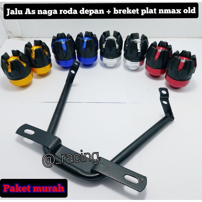 breket plat nmax dudukan plat nmax breket kumis + jalu as naga