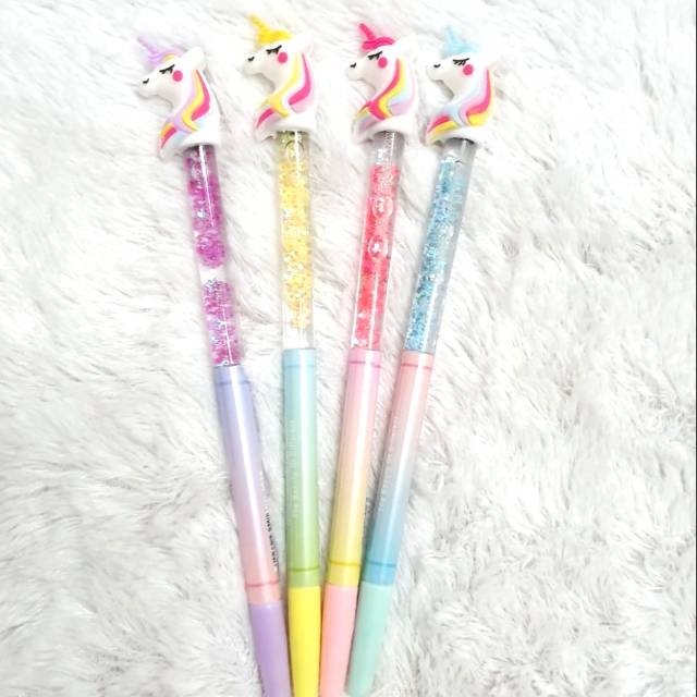 

Pulpen Gel Glitter Unicorn