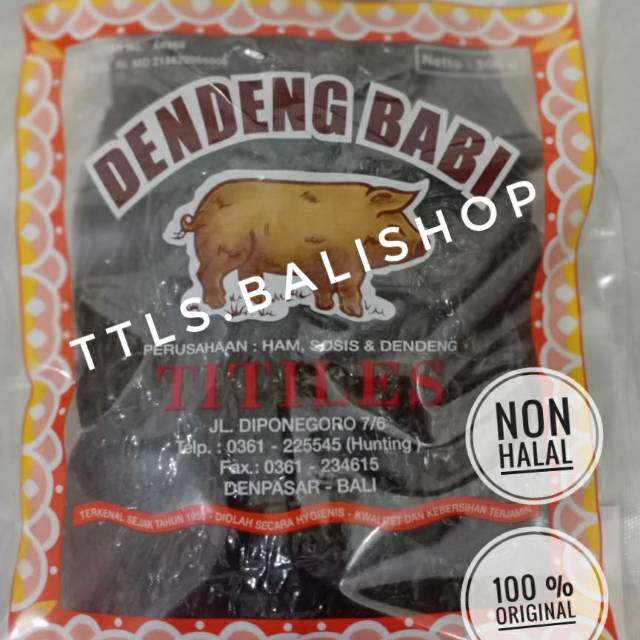 Dendeng Babi Titiles 500gr Shopee Indonesia