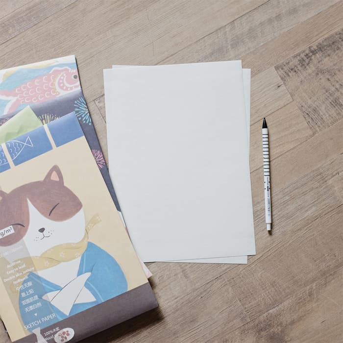 

Papan Tulis Gambar - Lyra Sketch Book - Kiky Sketch Book Life Is Beautiful Sketch Paper / Kertas