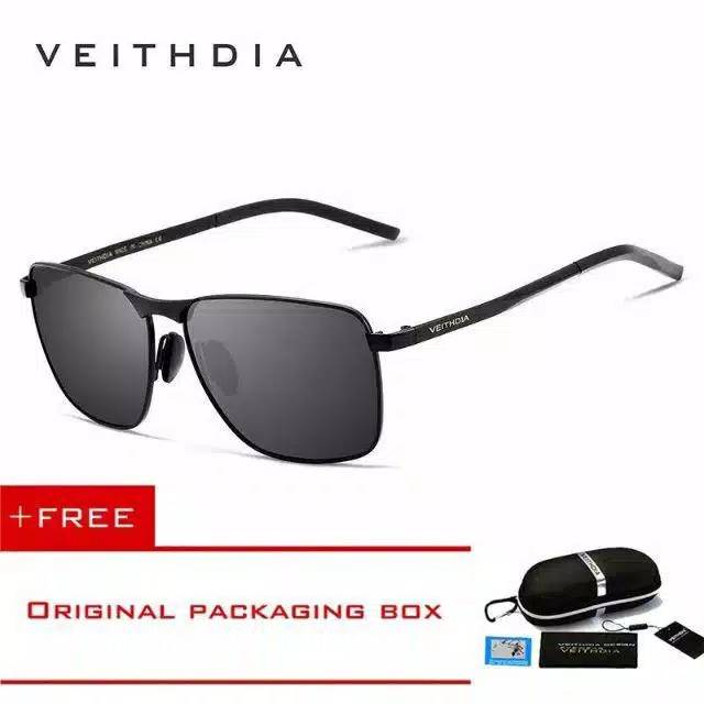 ORIGINAL VEITHDIA - Kacamata Pria Polarized Anti Silau UV 400 Type 2462