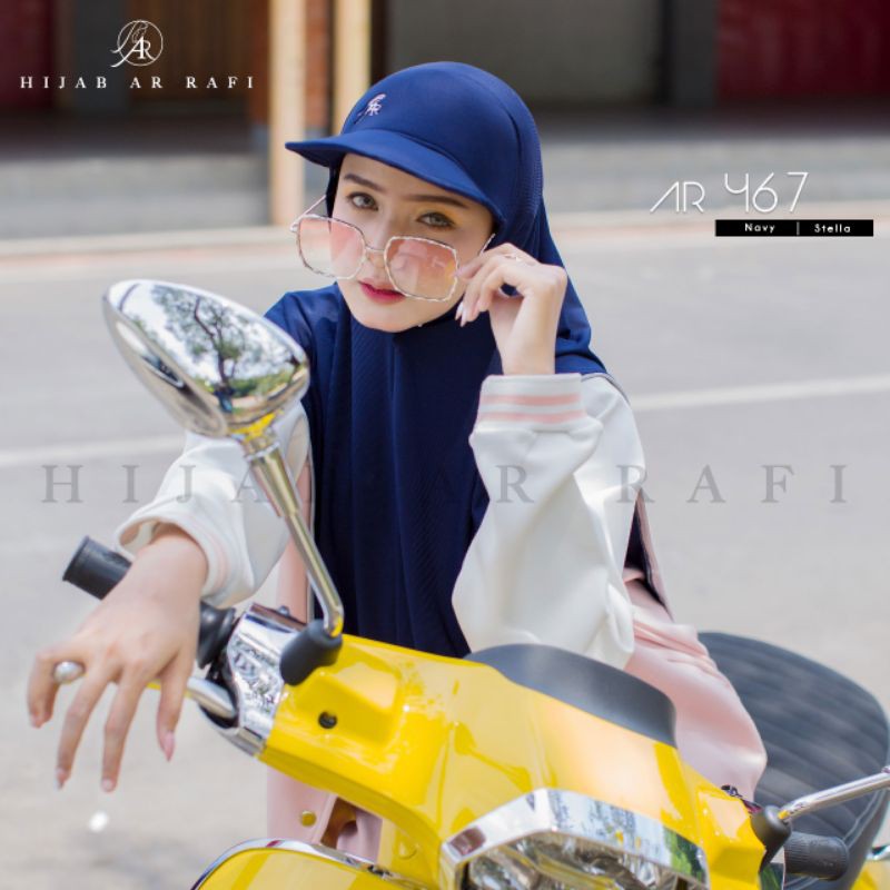 Arrafi Hijab Topi Kode Ar 467 / kerudung jilbab topi arrafi instan bestseller 2020-6