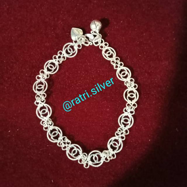 Gelang Perak Anak/Dewasa/ Perak Asli 925/ Perhiasan Silver Wanita
