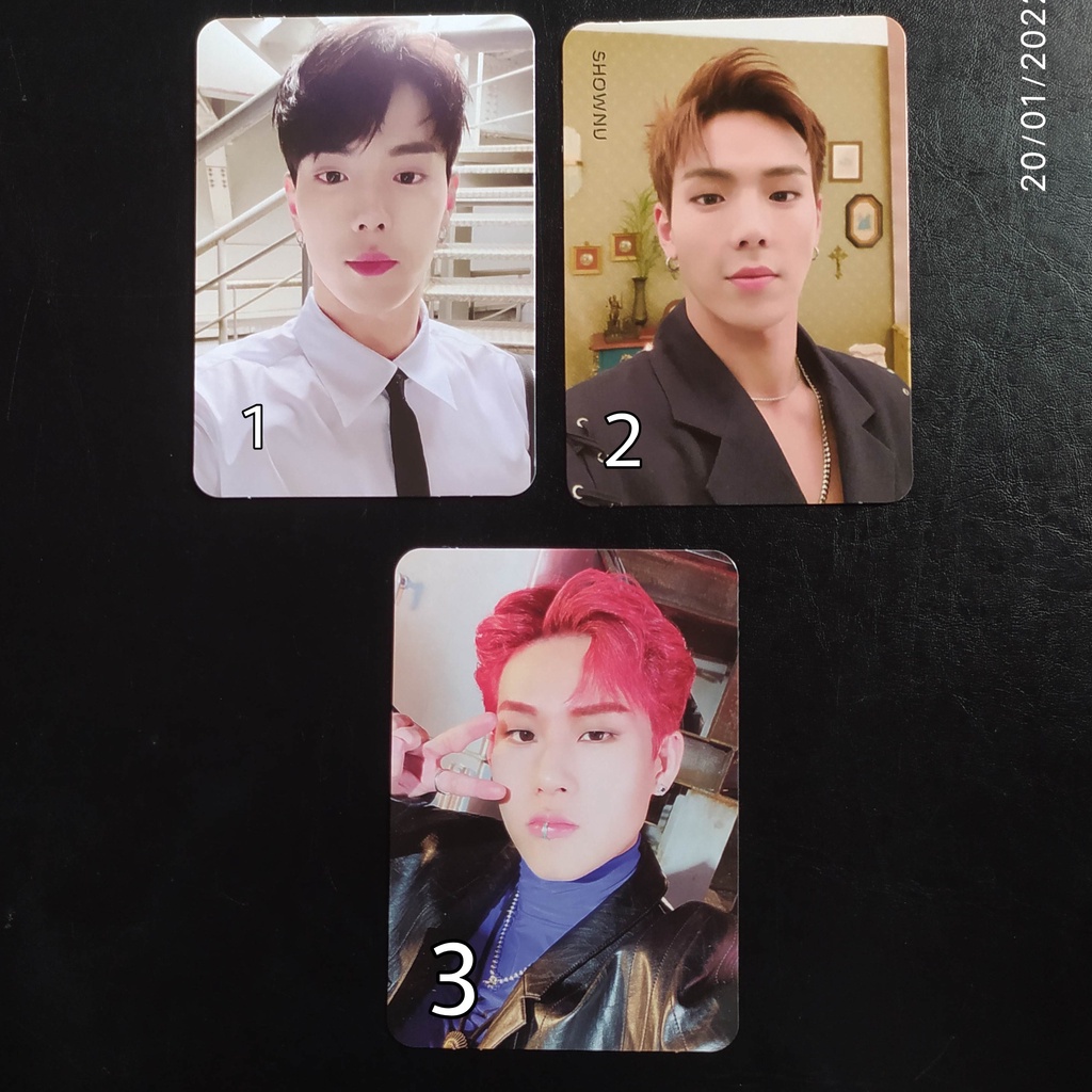 [Ready] Photocard Monsta x Shownu Jooheon Unit Minhyuk Hyungwon