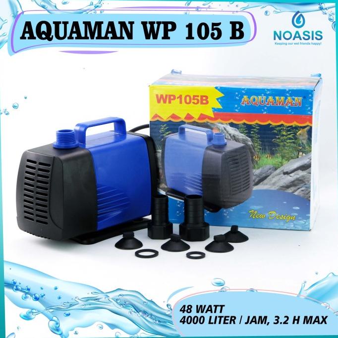 POMPA AQUARIUM CELUP WATER PUMP AQUAMAN WP 105 B WP-105B LOW WAT KOLAM