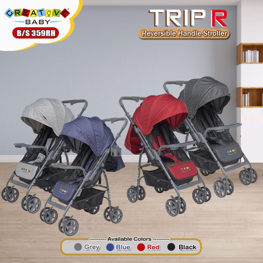 Creative Stoller 359 Trip R Dua Arah / Kereta Bayi