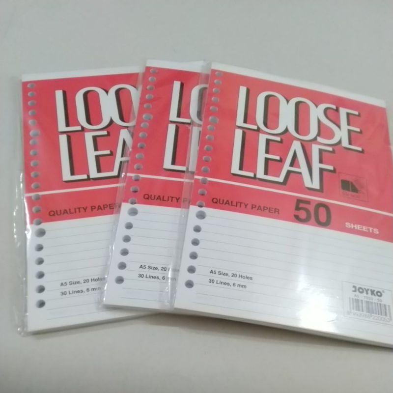 

LOOSE LEAF A5