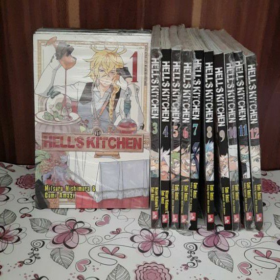 komik hells kitchen vol 1-12 minus vol 2 (set)