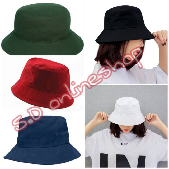 Topi bucket hat fisherman kpop PRODUCE 101 BLUE