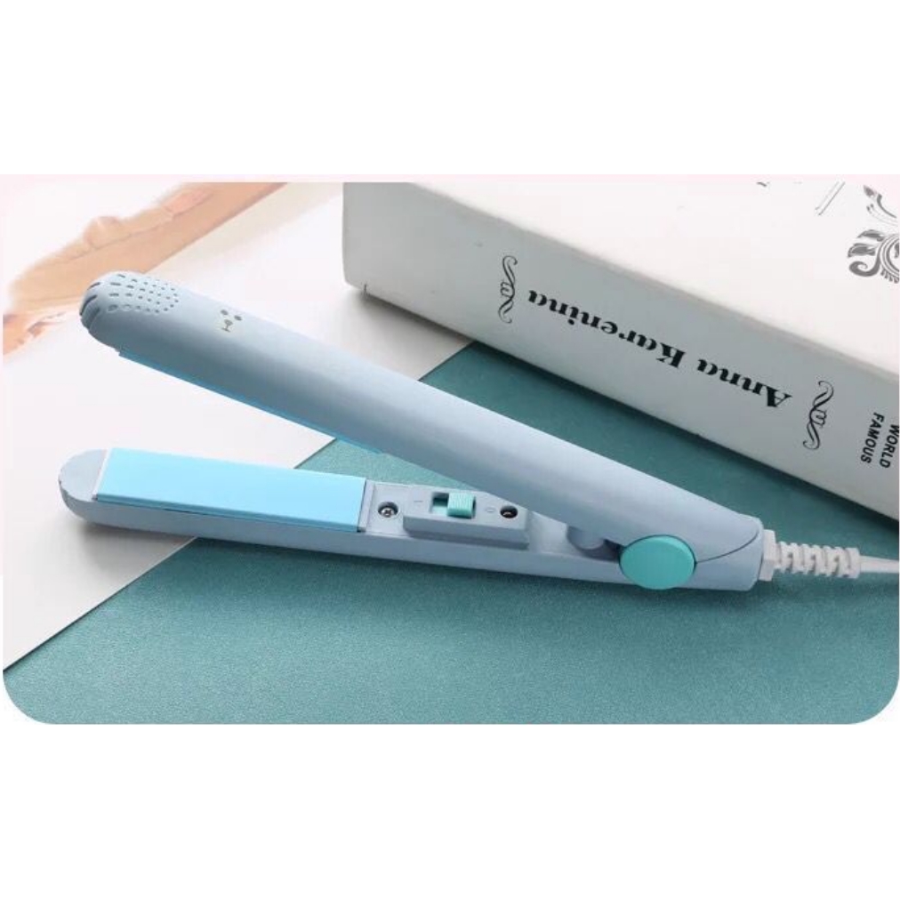 Catokan Mini Alat Catok Rambut Mini 2in1 Set Lurus dan Keriting Make Time Karakter-1