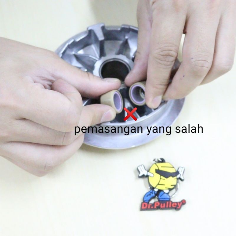 Vanbelt powerlink plus roller Dr.pulley Yamaha matik all tipe