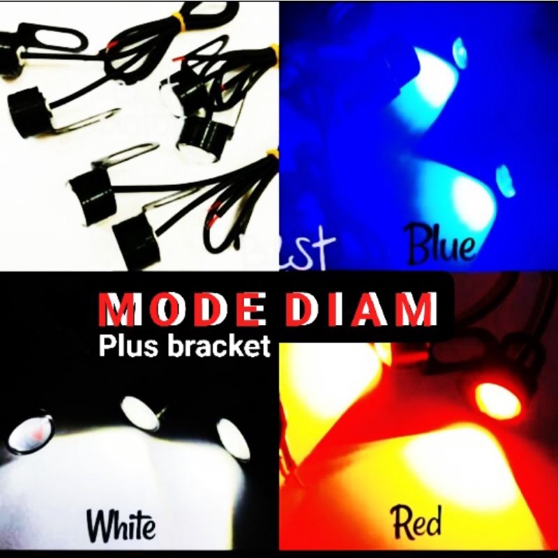 LAMPU MATA ELANG PLUS DUDUKAN BRACKET MODE DIAM