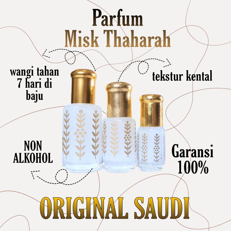 ORIGINAL JAMINAN UANG KEMBALI MISK THAHARAH ORIGINAL SAUDI