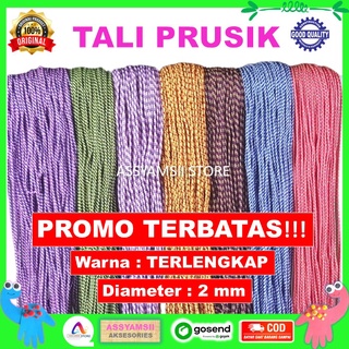 Image of Tali Prusik Kecil Paracord Motif Terbaru Murah Gelang Strap Masker Kalung Tenda Aksesoris Tas Dompet