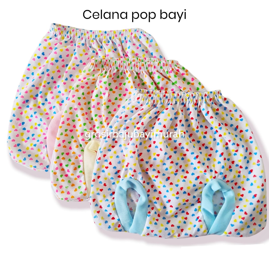 celana pop bayi PUTIH CANTIK perlengkapan bayi baru lahir