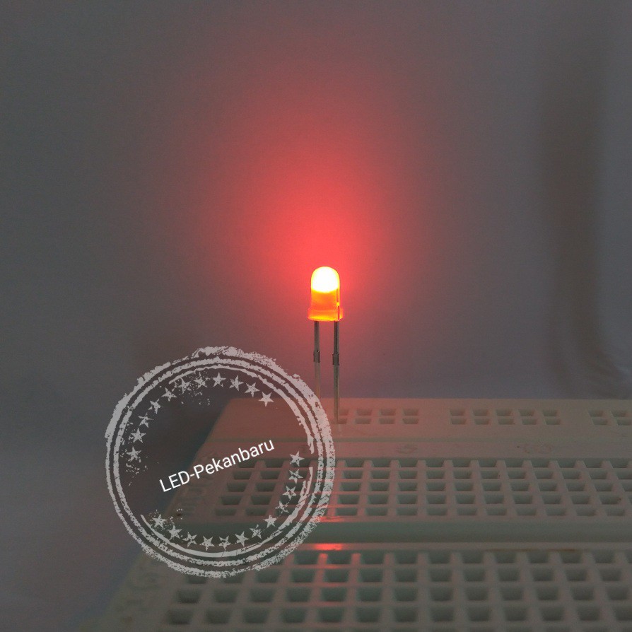 LAMPU LED 3MM WARNA MERAH - UNTUK INDIKATOR F3