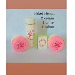 CLB GLOW SKINCARE PAKET 2 CREAM SABUN DAN TONER