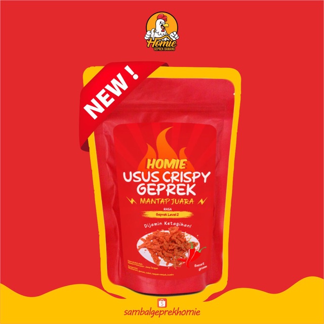 

HOMIE USUS CRISPY GEPREK MURAH