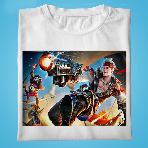 86 KAOS Mobile Legends claude skin plunderous pirate