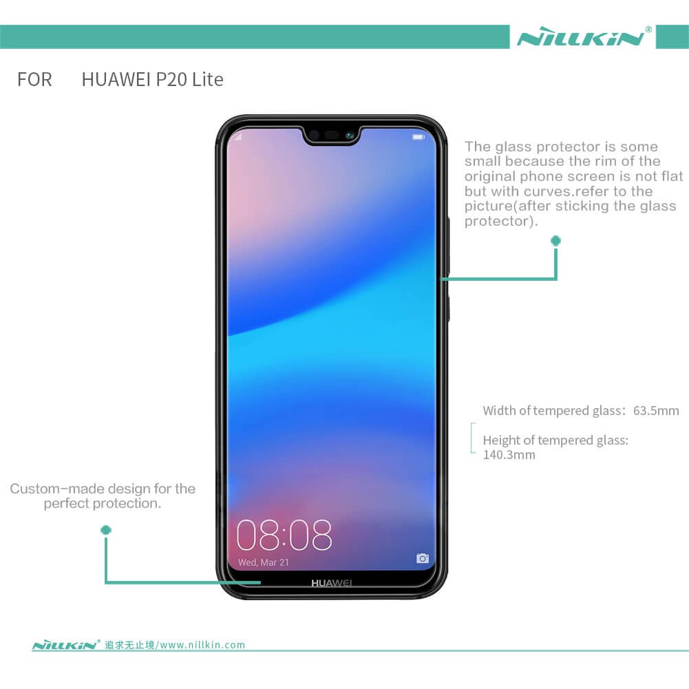 Huawei P20 Lite ( Nova 3E ) Tempered Glass NILLKIN AMAZING H+ Pro