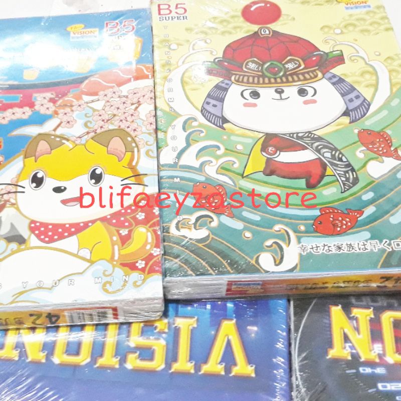 

Buku Tulis VISION BOXY B5 42 Lembar - 6pcs