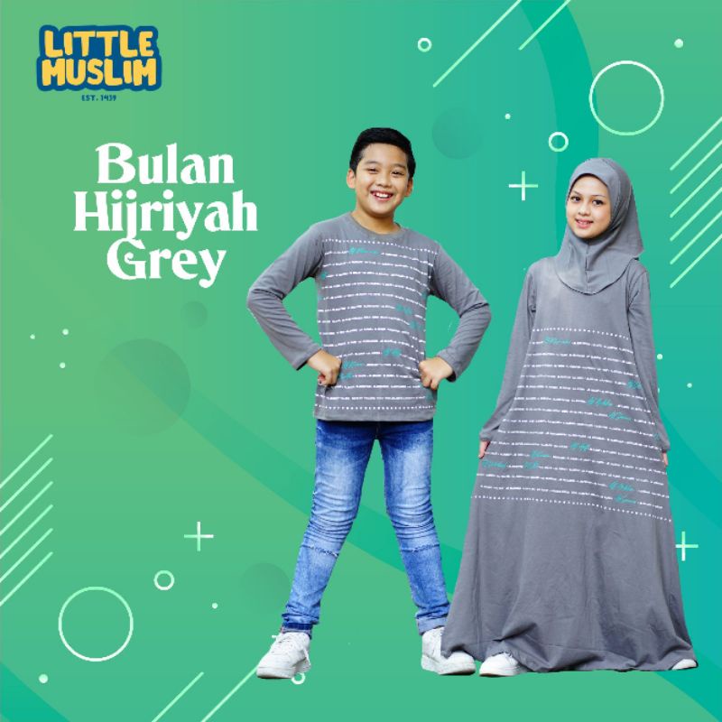 Gamis Anak kaos Little Muslim