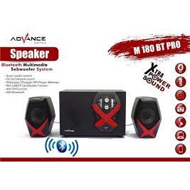 [ M 180BT ] ADVANCE SPEAKER  M 180BT PRO / SPEAKER MULTIMEDIA / SPEAKER LAPTOP / SPEAKER PC