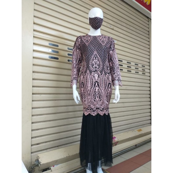 gamis duyung terbaru / gamis tutu duyung / gamis tutu modern / gamis pesta duyung / gamis mermaid
