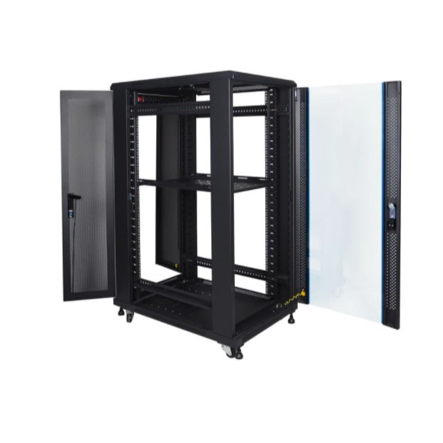 INDORACK CLOSE RACK 27U DEPTH 1150MM GLASS DOOR - IR11527G RACK SERVER