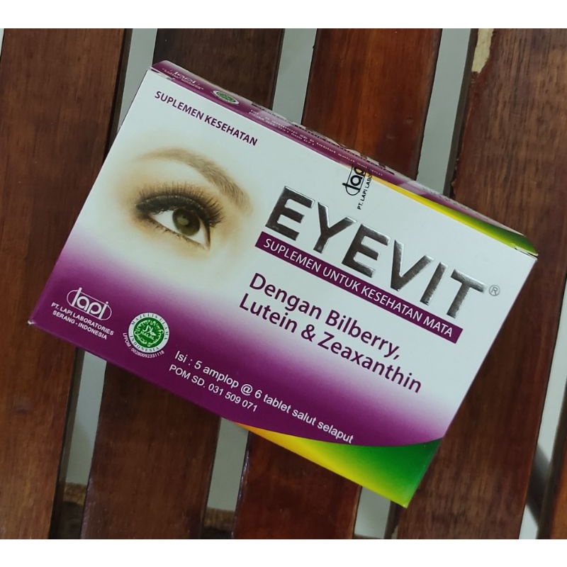 Eyevit Tablet 1 Box / 5 Amplop / Vitamin Mata