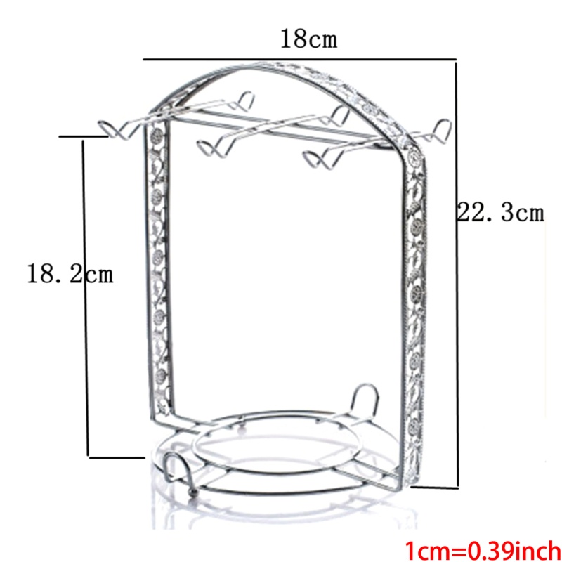 Gro Rak Holder Gelasmug Kopi Bahan Metal Gaya Simple Untuk Meja