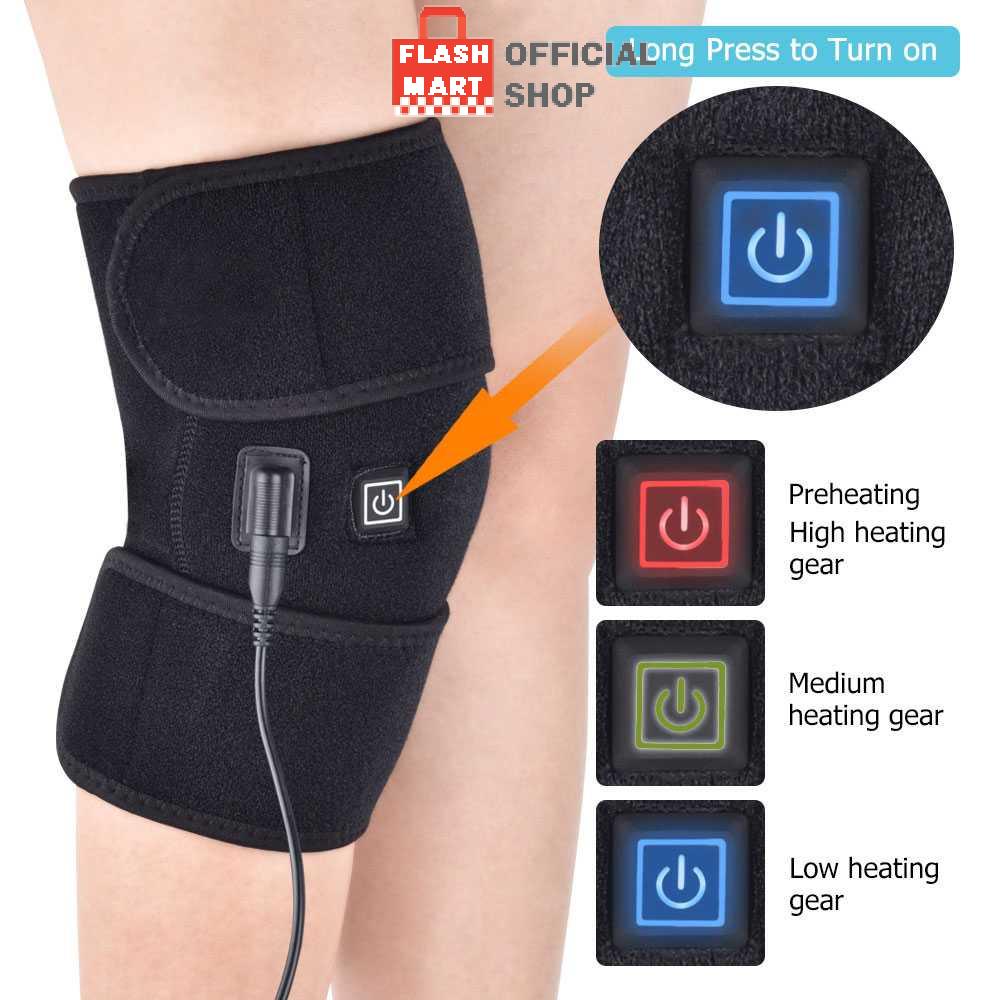 Flashmart Pelindung Lutut Heating Therapy Knee Support - 10237