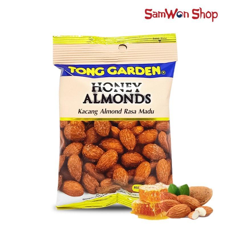 

Tong Garden Honey Almonds / Kacang Almond Rasa Madu 35 gr