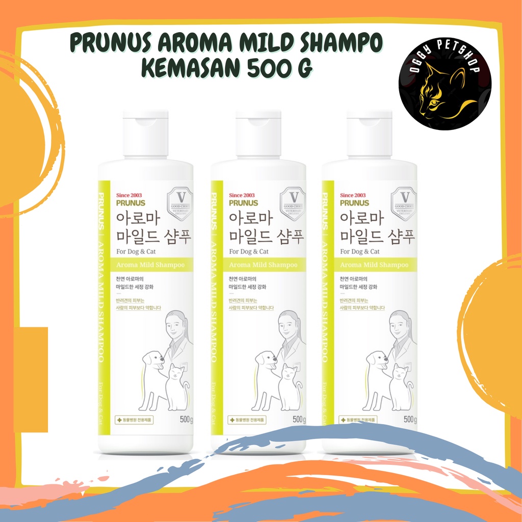 PRUNUS aroma mild shampo 500gr Shampo Kucing Dan Anjing