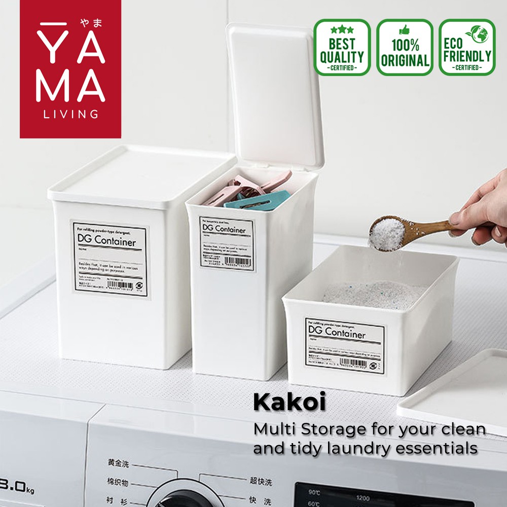 YAMA KAKOI Detergent Laundry Storage Box Kotak Penyimpanan YAMA KAKOI Detergent Laundry Storage Box Kotak Penyimpanan