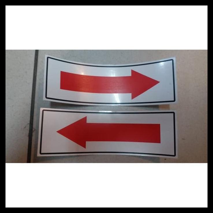 Jual Sign Label Sticker Kecil Penunjuk Panah Arah X Cm K Rambu