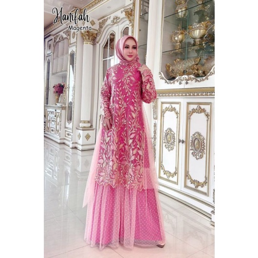 HANIFAH gamis pesta muslimah gamis kondangan wisuda bridemaids