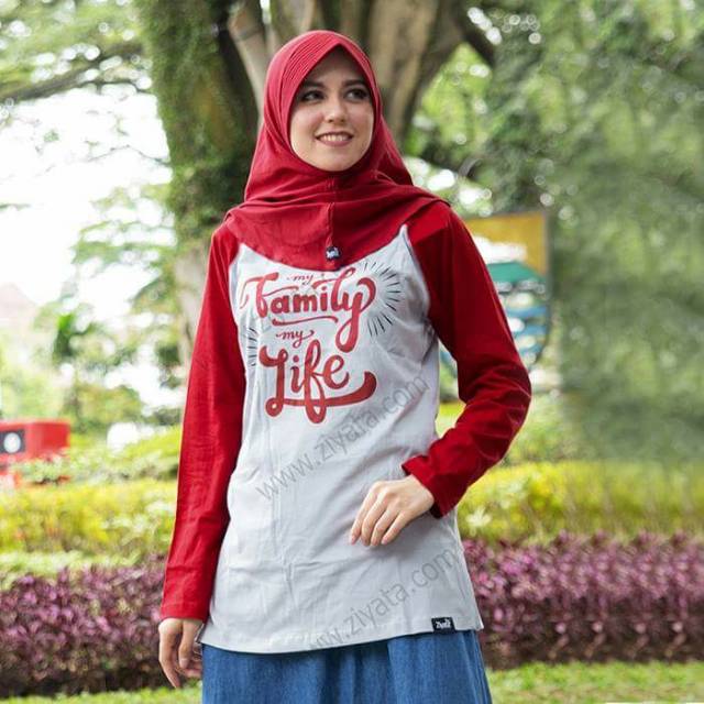 Ziyata Zt025/KAOS WANITA /SARIMBIT KELUARGAn