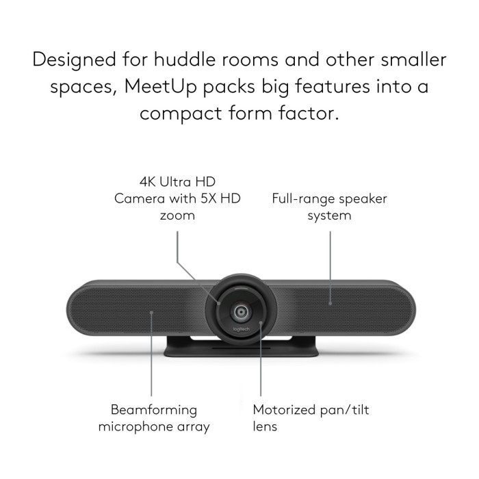 Logitech MeetUp All-in-one Conference Cam Ultra Wide Lens Meet Up Cam