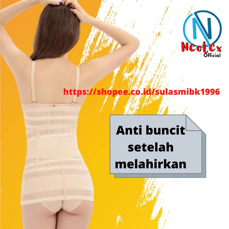 Korset Melahirkan 3 in 1 Gurita Ibu Melahirkan Pelangsing Stagen Pembentuk Tubuh BUY 1 Get 3 psc