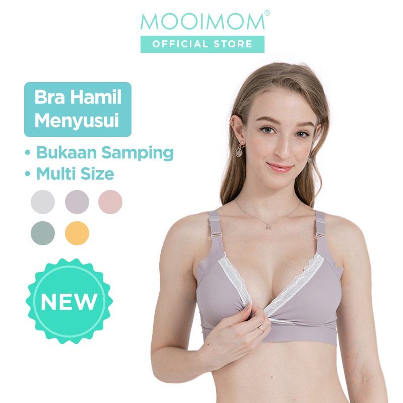 MOOIMOM EXTRA SOFT CROSSOVER MATERNITY &amp; NURSING BRA / BRA MENYUSUI