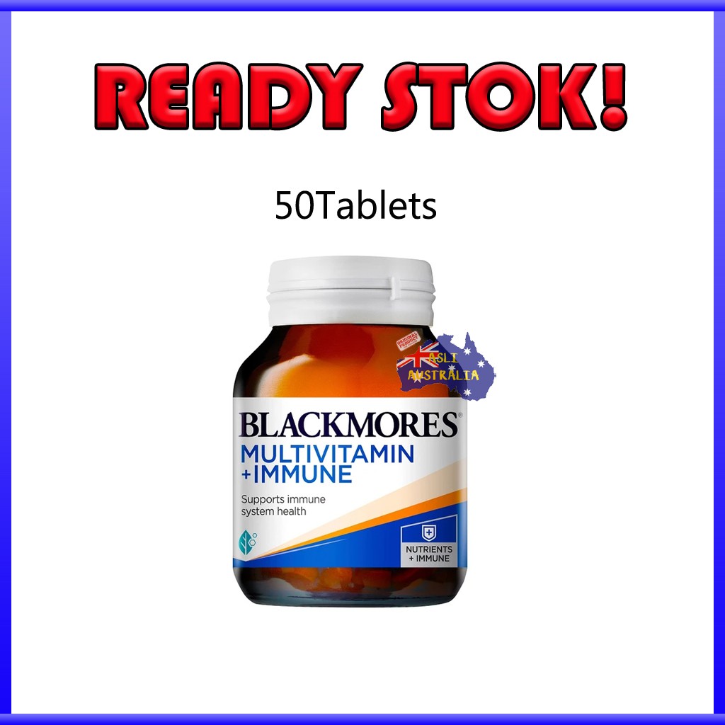 BLACKMORES MULTIVITAMIN+IMMUNE 50TABS AUSTRALIA