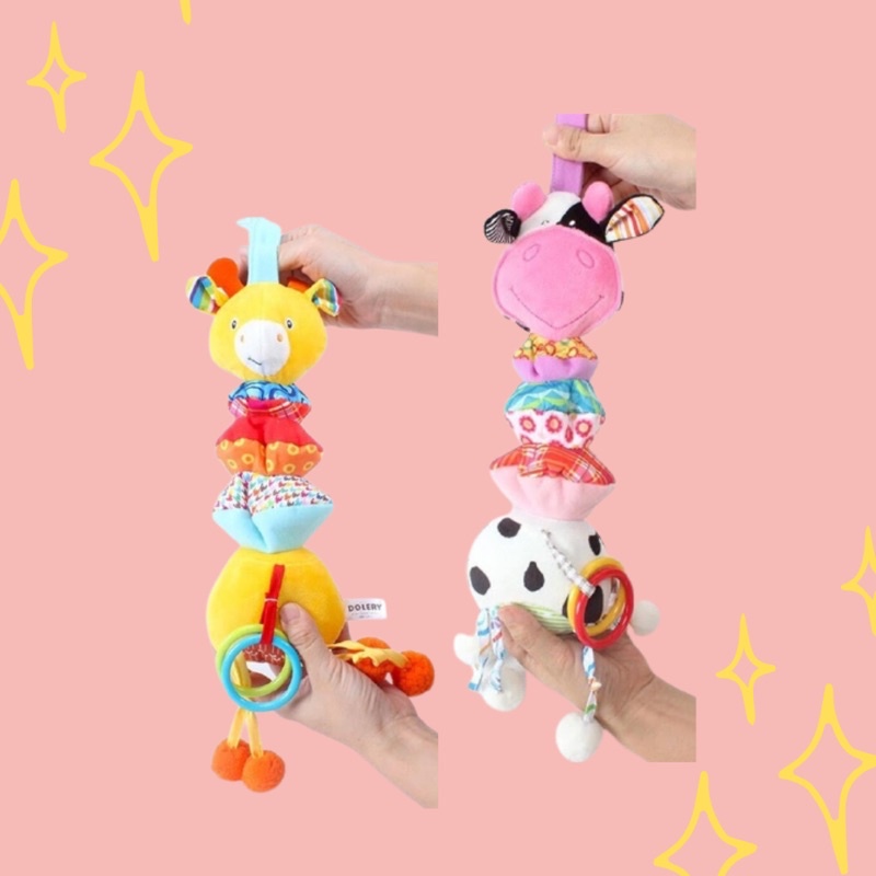 MUSICAL ROPE | mainan musik tarik bayi | boneka musik bayi