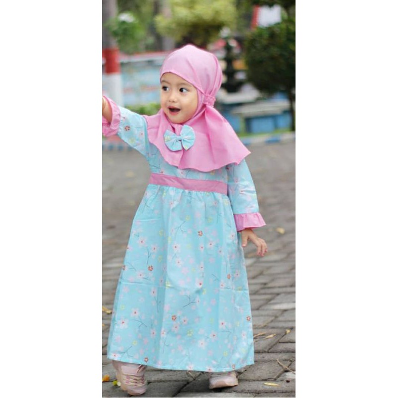baju gamis anak perempuan gamis anak karakter muslim anak perempuan gamis bayi gamis katun jepang