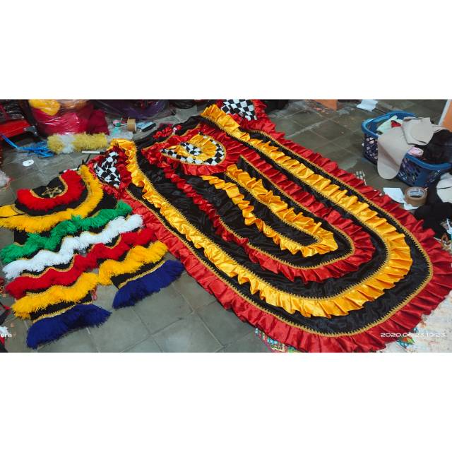 Kemul barongan + celana / kemul barong / calana barong / barongan / jaranan / reog / celana / devil