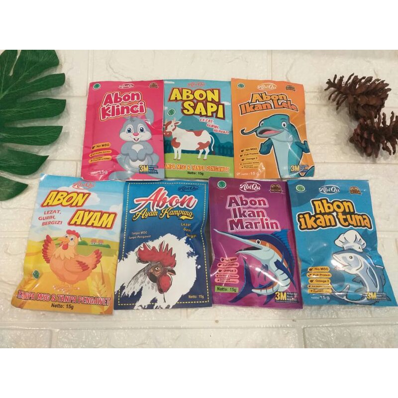 

macam abon 15g abon tanpa msg abon abiqu abon mpasi