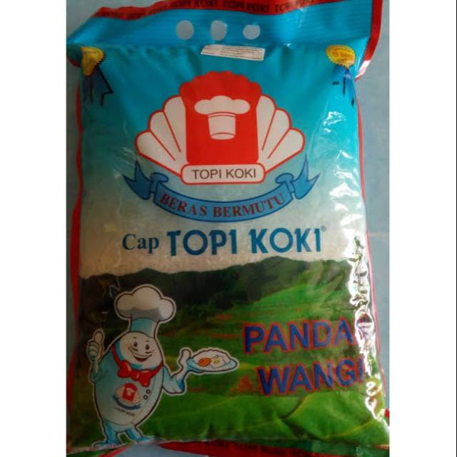 Topi Koki Beras Pandan Wangi 5 Kg Stock Terbaru Indonesia